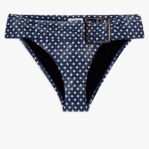 NWT WeWoreWhat Annie Star Print Hipster Swim Bottoms Large L